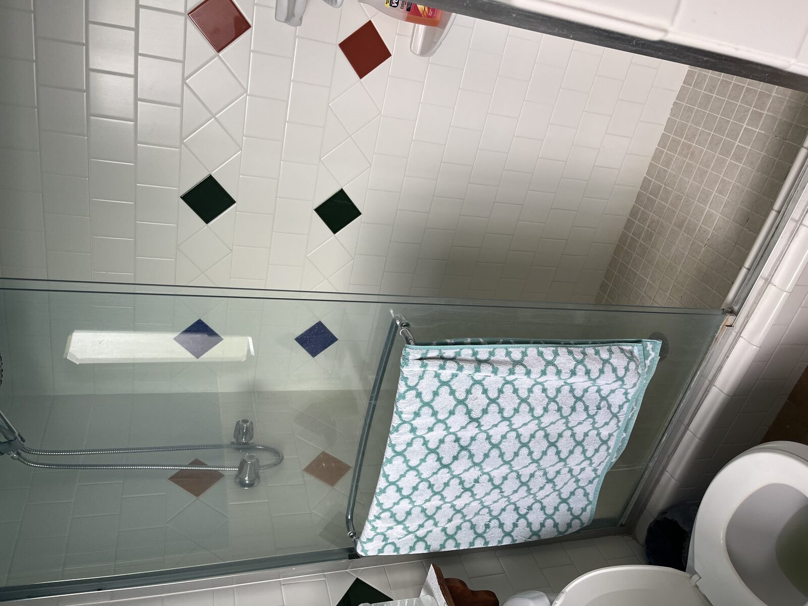 Bathroom before renovation at 800 SE 13th Ct in Deerfield Beach Florida