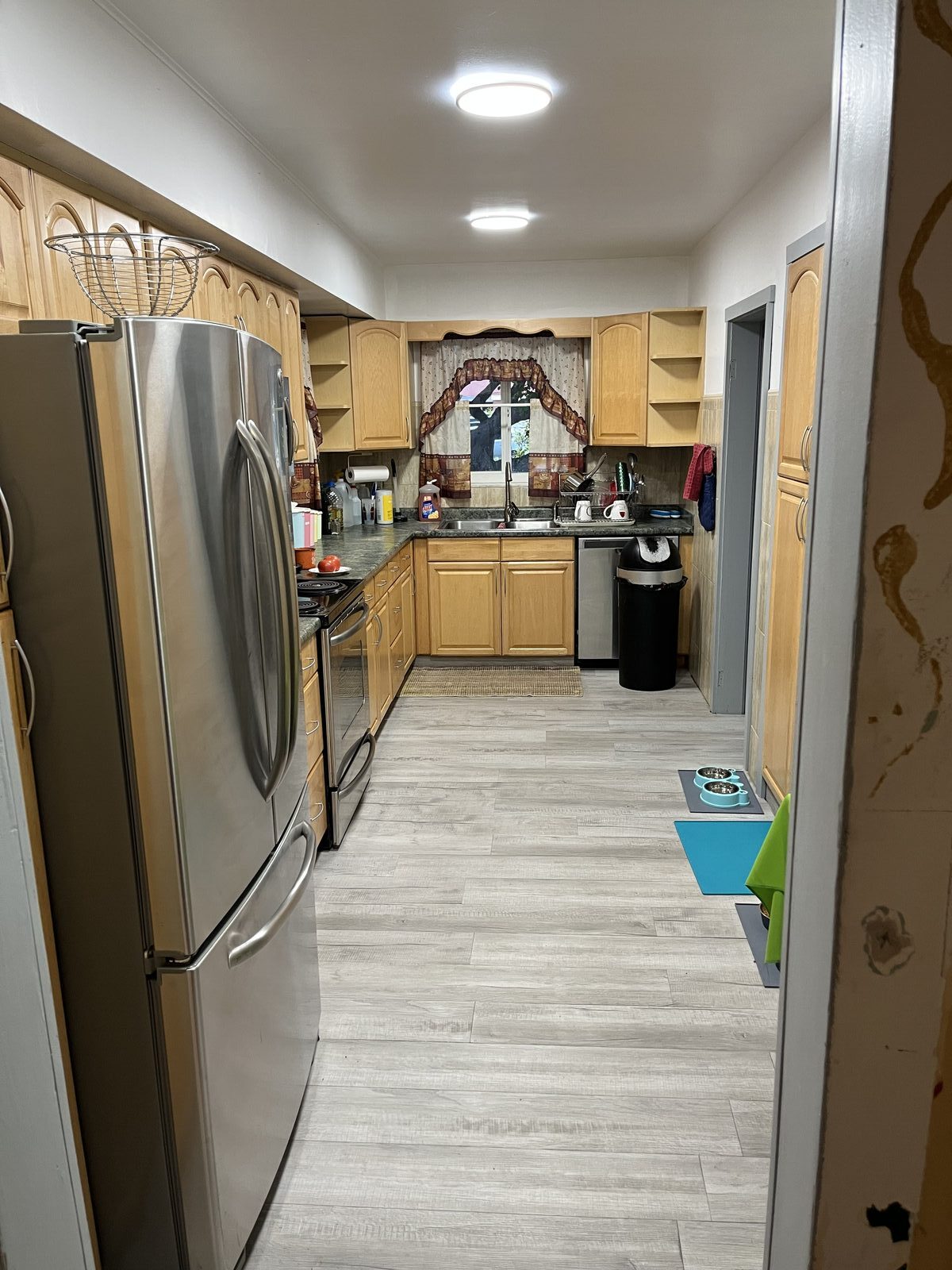 Kitchen before renovation at 800 SE 13th Ct in Deerfield Beach Florida